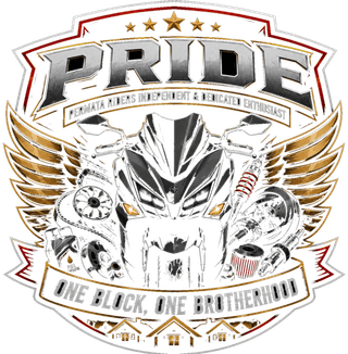 Emblem PRIDE — Permata Riders Independent & Dedicated Enthusiast